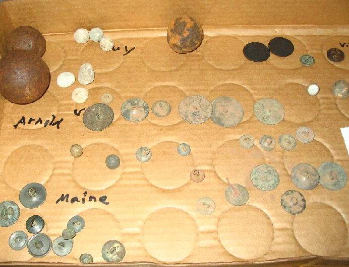 Buttons, Bullets and cannon balls