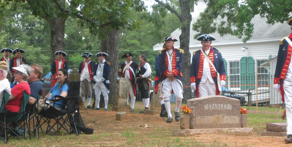Members of the SAR Color Guard on break.